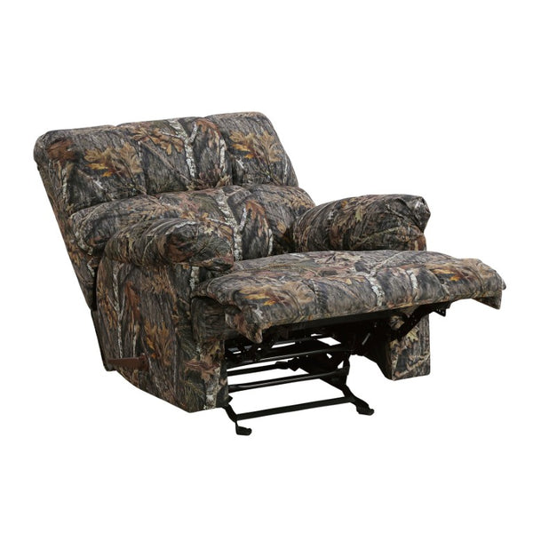 English Elm Modern Camouflage Microfiber Gliding Recliner with Pocket Coil Cushioning for Den or Man Cave B011P569518