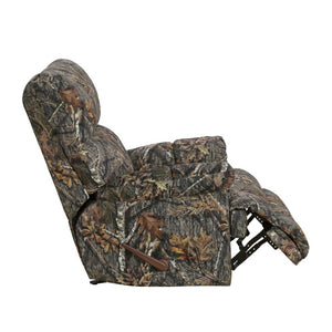 English Elm Modern Camouflage Microfiber Gliding Recliner with Pocket Coil Cushioning for Den or Man Cave B011P569518