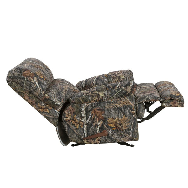 English Elm Modern Camouflage Microfiber Gliding Recliner with Pocket Coil Cushioning for Den or Man Cave B011P569518
