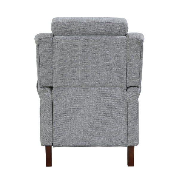 English Elm Modern Push Back Recliner Chenille Upholstered Nailhead Accent Living Room Chair B011P569519