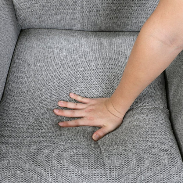 English Elm Modern Push Back Recliner Chenille Upholstered Nailhead Accent Living Room Chair B011P569519