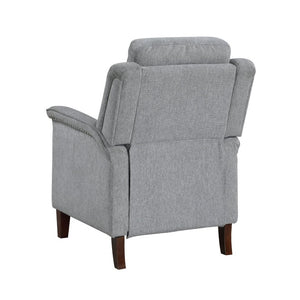 English Elm Modern Push Back Recliner Chenille Upholstered Nailhead Accent Living Room Chair B011P569519