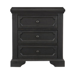 English Elm Nightstands Pine Solid Wood Pair with Dovetail Drawers for Farmhouse Bedroom Decor B011P572562