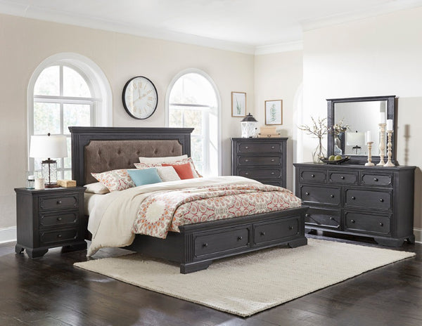 English Elm Nightstands Pine Solid Wood Pair with Dovetail Drawers for Farmhouse Bedroom Decor B011P572562