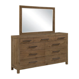 English Elm Dresser Nine Drawer French Oak Veneer with Cedar Lining for Master Bedroom Storage B011P572720