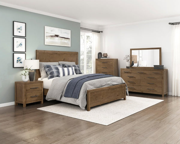 English Elm Dresser Nine Drawer French Oak Veneer with Cedar Lining for Master Bedroom Storage B011P572720