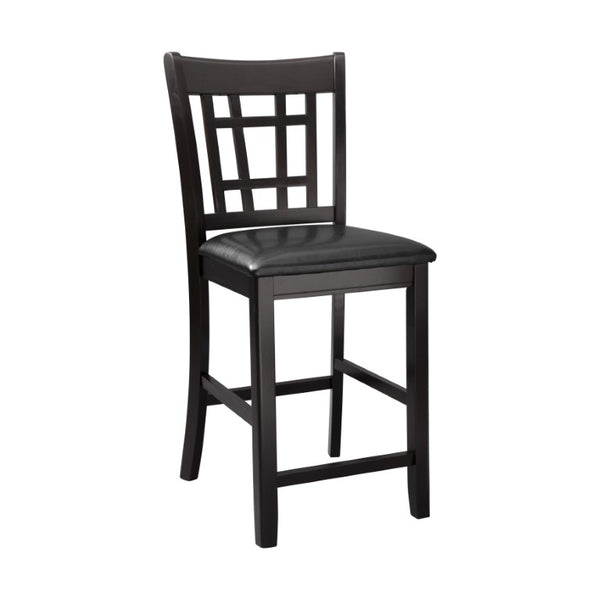 English Elm Counter Height Mission Style Oak Veneer Dining Chairs Set of 8 for Kitchen Islands B011P572772