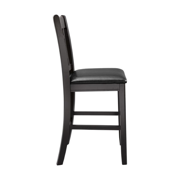 English Elm Counter Height Mission Style Oak Veneer Dining Chairs Set of 8 for Kitchen Islands B011P572772