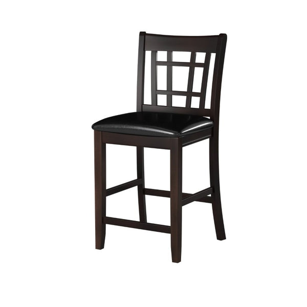 English Elm Counter Height Mission Style Oak Veneer Dining Chairs Set of 8 for Kitchen Islands B011P572772