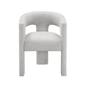 English Elm Side Chairs Set of 8 Distressed Wood Frame Farmhouse Dining Seating Polyester Seat Light Gray 24 L x 23 W x 29.5 H B011P572802