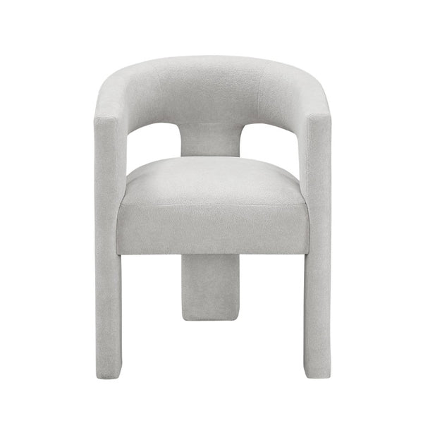 English Elm Side Chairs Set of 8 Distressed Wood Frame Farmhouse Dining Seating Polyester Seat Light Gray 24 L x 23 W x 29.5 H B011P572802