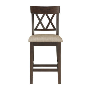 English Elm Desk Chair with Nailhead Trim Solid Wood Frame and Faux Leather for Study or Office Brown Engineered Wood 18.5 L x 22 W x 42 H B011P572818