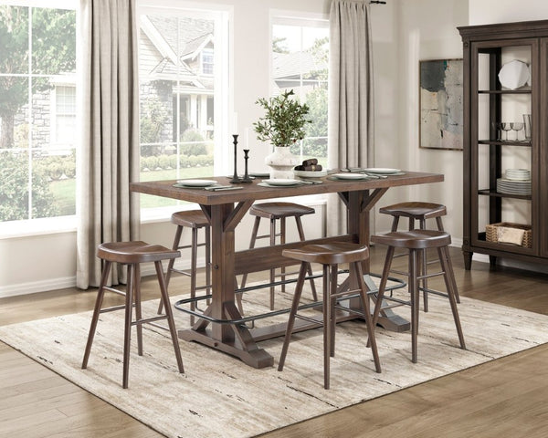 English Elm Stool Pub Height Saddle Seat Wood Veneer Set of 8 for Bar or High Top Table B011P572835