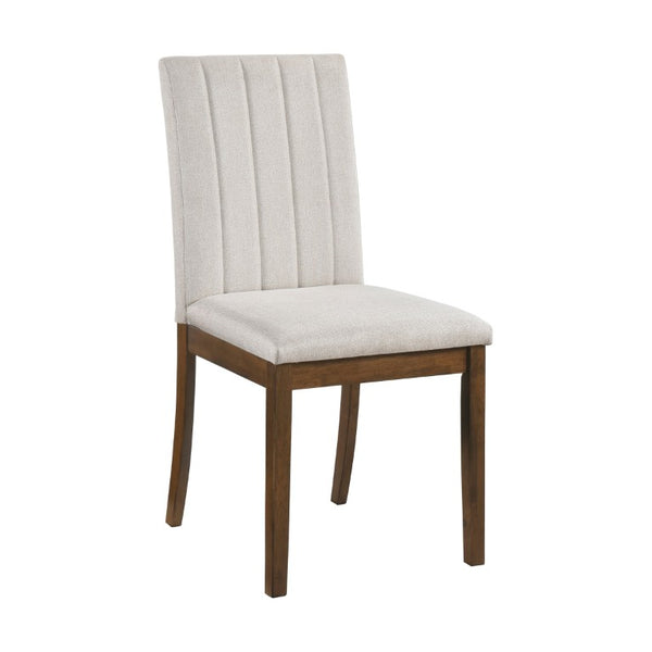 English Elm Dining Table Birch Veneer Chestnut Finish Seats Four Transitional Rectangular Warmth B011P572864