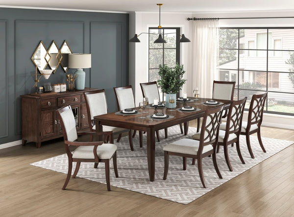 English Elm Arm Chairs Set of 10 Cherry Wood Traditional Dining Room Beige Upholstered Formal B011P572868