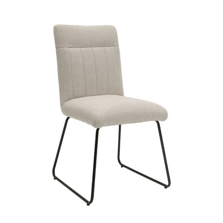 English Elm Arm Chairs Set of 4 Wood Veneer Frame Farmhouse Dining with Gray Upholstery Beige Metal 19 L x 24.5 W x 36 H B011P572883