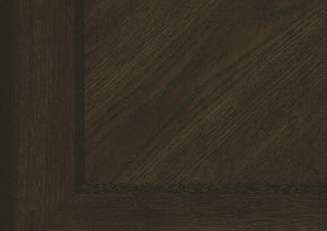 English Elm Server Buffet with Oak and Walnut Veneer Drawers Antique Brass Hardware Dining Room B011P572884