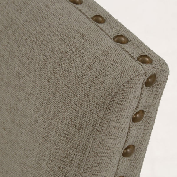 English Elm Arm Chairs Set of 4 Oak Veneer Nailhead Trim Traditional Dining Room Seating B011P572885