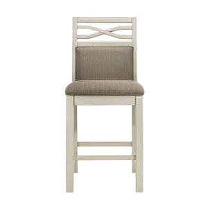 English Elm Desk Chair with Nailhead Trim Solid Wood Frame and Faux Leather for Study or Office Khaki Engineered Wood 18.5 L x 22 W x 41.5 H B011P572900