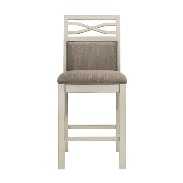 English Elm Desk Chair with Nailhead Trim Solid Wood Frame and Faux Leather for Study or Office Khaki Engineered Wood 18.5 L x 22 W x 41.5 H B011P572900