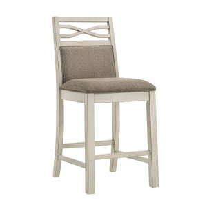 English Elm Desk Chair with Nailhead Trim Solid Wood Frame and Faux Leather for Study or Office Khaki Engineered Wood 18.5 L x 22 W x 41.5 H B011P572900