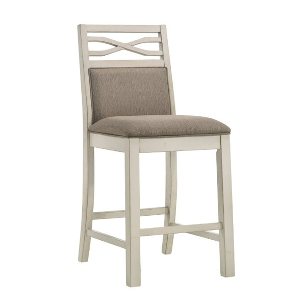 English Elm Desk Chair with Nailhead Trim Solid Wood Frame and Faux Leather for Study or Office Khaki Engineered Wood 18.5 L x 22 W x 41.5 H B011P572900