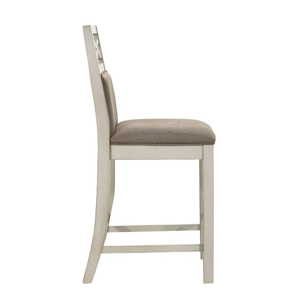 English Elm Desk Chair with Nailhead Trim Solid Wood Frame and Faux Leather for Study or Office Khaki Engineered Wood 18.5 L x 22 W x 41.5 H B011P572900