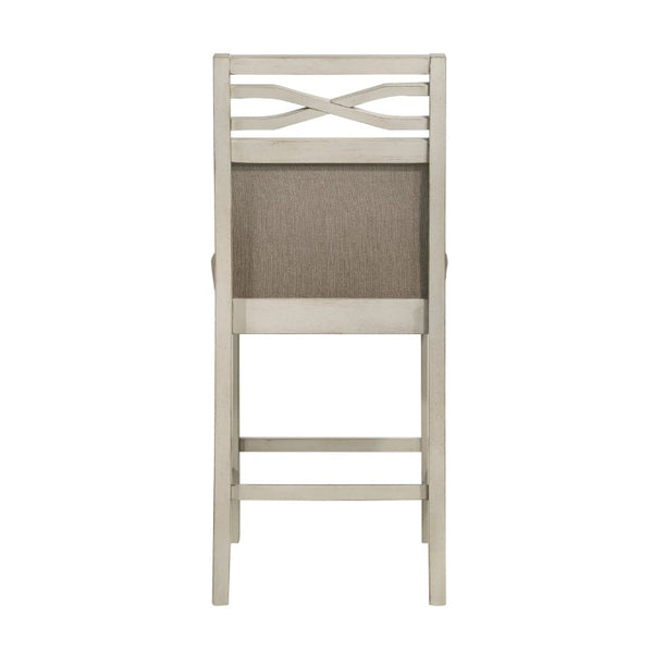 English Elm Desk Chair with Nailhead Trim Solid Wood Frame and Faux Leather for Study or Office Khaki Engineered Wood 18.5 L x 22 W x 41.5 H B011P572900