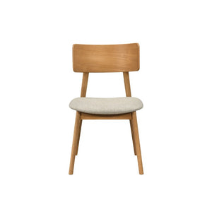 English Elm Dining Table with Ash Veneer Top and Oak Finish Seats Six Mid-Century Modern Style B011P572915