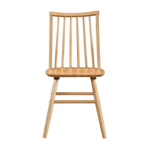 English Elm Side Chairs Set of 8 Distressed Wood Frame Farmhouse Dining Seating Polyester Seat Oak 18 L x 23.5 W x 34.5 H B011P572916