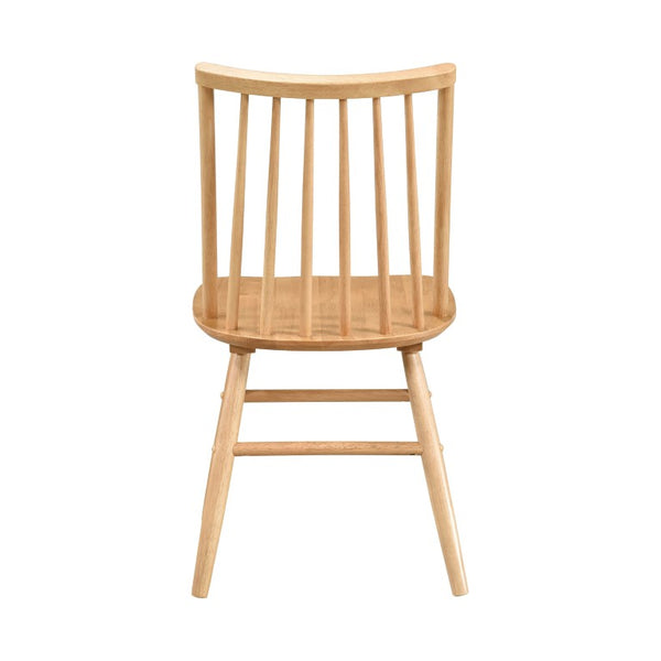 English Elm Side Chairs Set of 8 Distressed Wood Frame Farmhouse Dining Seating Polyester Seat Oak 18 L x 23.5 W x 34.5 H B011P572916
