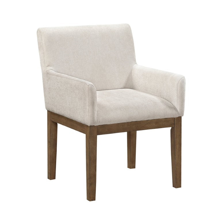 English Elm Arm Chairs Set of 10 Wood Veneer Farmhouse Dining with Gray Upholstered Seats B011P572932