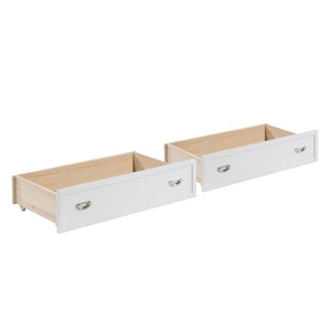English Elm Nightstands Youth Cottage Set of 2 with Beadboard Accents and Bow Front Drawers 37.5 L x 20.5 W x 9 H B011P572944