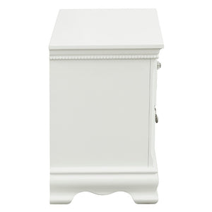 English Elm Nightstands Youth Cottage Set of 2 with Beadboard Accents and Bow Front Drawers 23.75 L x 15.5 W x 24.25 H B011P572947