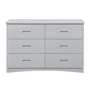 English Elm Dresser 6 Drawer Youth Bedroom Engineered Wood Cutout Handle Contemporary Storage Gray B011P572952