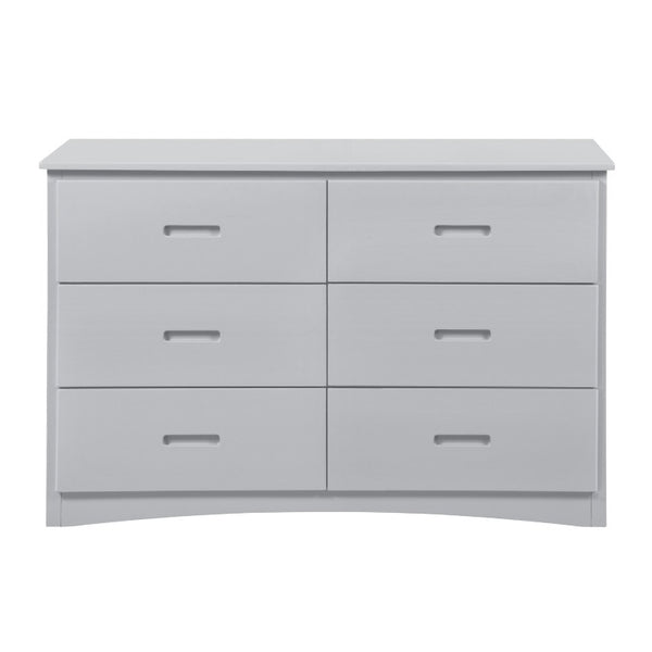 English Elm Dresser 6 Drawer Youth Bedroom Engineered Wood Cutout Handle Contemporary Storage Gray B011P572952