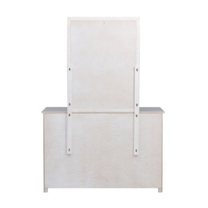 English Elm Dresser 6 Drawer Youth Bedroom Engineered Wood Cutout Handle Contemporary Storage Gray B011P572952