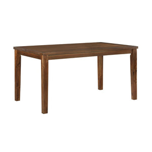 English Elm Side Chair Seven Piece Dining Set Acacia Veneer Cherry Finish Arts Crafts Transitional B011P572986