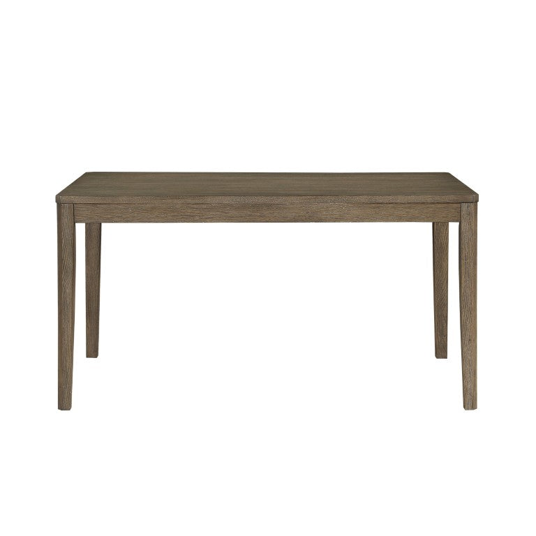 English Elm Side Chair Dining Set with Faux Marble Top and Leather Seats for Formal Rooms Gray Engineered Wood B011P572987