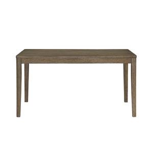 English Elm Side Chair Dining Set with Faux Marble Top and Leather Seats for Formal Rooms Gray Engineered Wood B011P572987