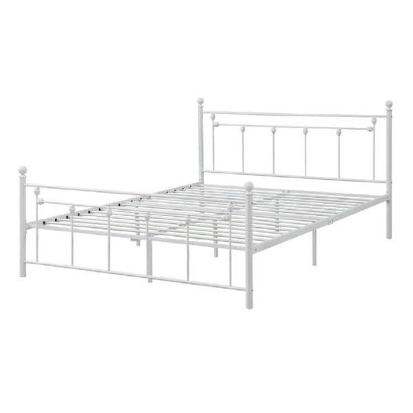English Elm Elegant Victorian Scrollwork Metal Queen Bed Ornate Wrought Iron Frame Romantic Bedroom B011P573011