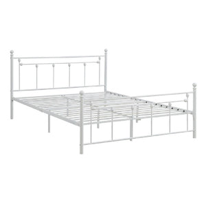 English Elm Elegant Victorian Scrollwork Metal Queen Bed Ornate Wrought Iron Frame Romantic Bedroom B011P573011