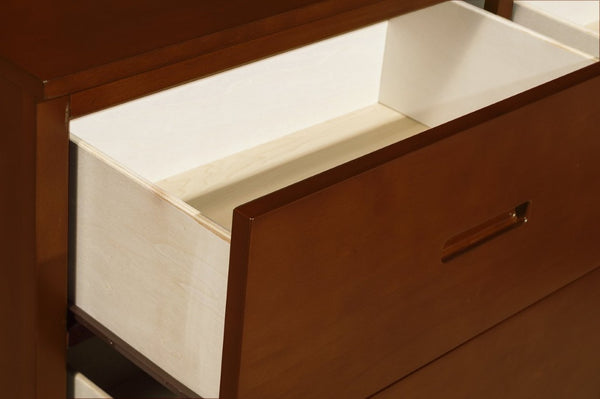 English Elm Dresser 6 Drawer Youth Bedroom Engineered Wood Cutout Handle Contemporary Storage Cherry B011P574390