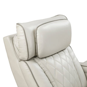 English Elm Power Reclining Sofa with LED Lighting Diamond Stitched Faux Leather Home Theater B011P574410