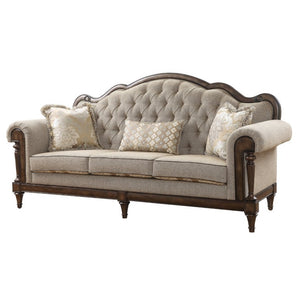 English Elm Double Reclining Sofa with Microfiber Upholstery and Pocket Coil Support for Living Rooms Multi 91 x 37.5 x 46 B011P574441