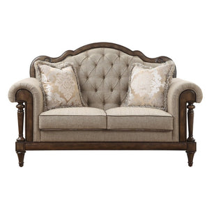 English Elm Love Seat Chenille Upholstered Loveseat with Pocket Coil Support for Modern Living Multi 68 x 37.5 x 44 B011P574442