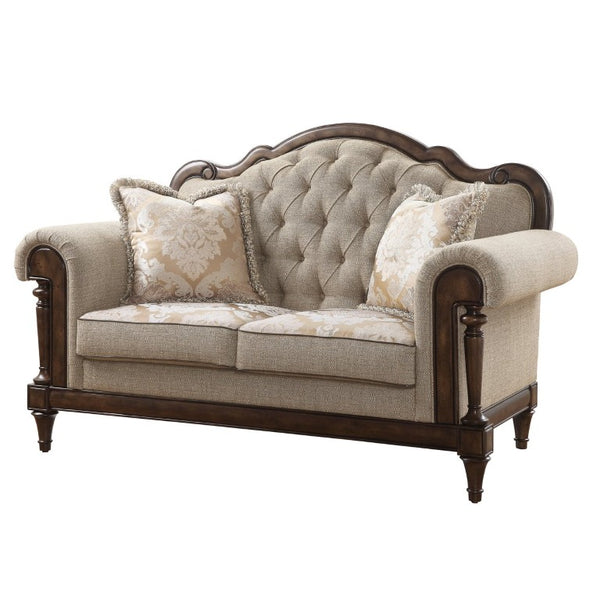 English Elm Love Seat Chenille Upholstered Loveseat with Pocket Coil Support for Modern Living Multi 68 x 37.5 x 44 B011P574442