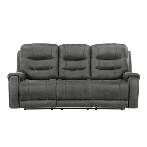English Elm Sofa with Dual Reclining Ends Pocket Coil Comfort Microfiber Modern Living Room B011P574449