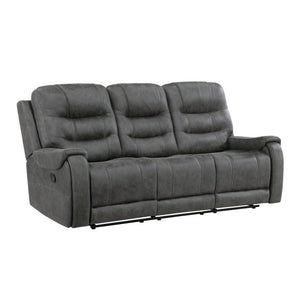 English Elm Sofa with Dual Reclining Ends Pocket Coil Comfort Microfiber Modern Living Room B011P574449