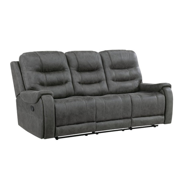 English Elm Sofa with Dual Reclining Ends Pocket Coil Comfort Microfiber Modern Living Room B011P574449